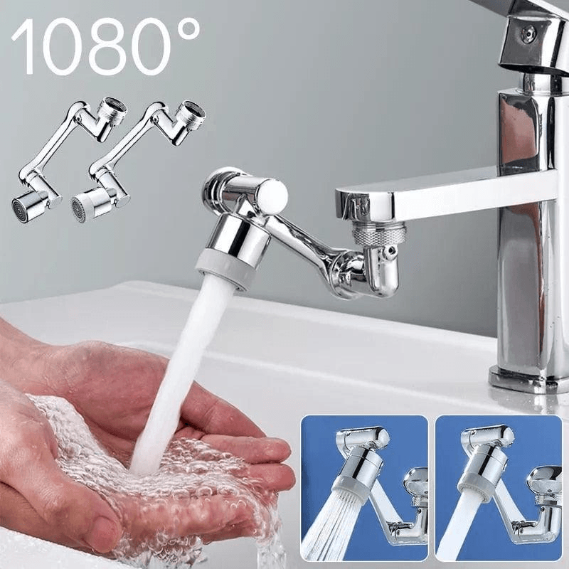 Extensor de Torneira Rotativa De 1080° Com Rosca De Aço