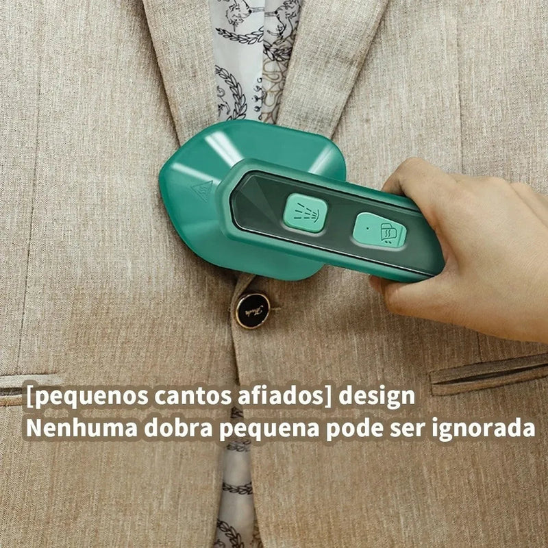 Mini Ferro De Passar Roupas a Vapor as A Para Viagem | Elétrico Portátil Pequeno/Casa - Bivolt